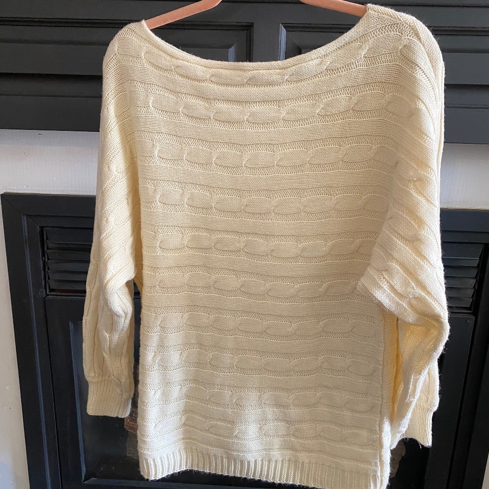 Cream sweater